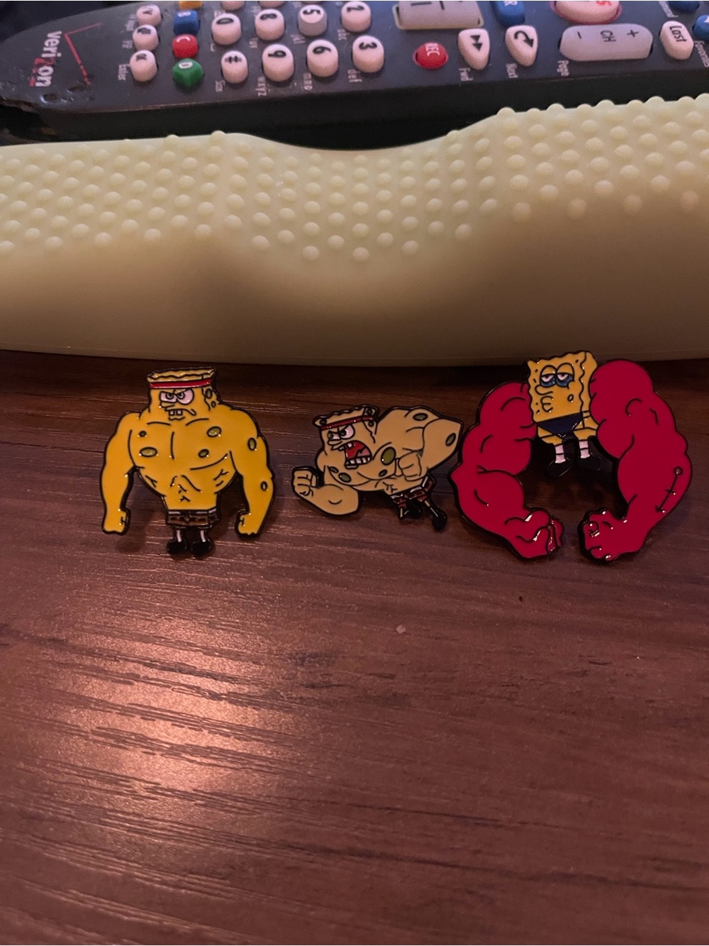 SpongeBob enamel pin set